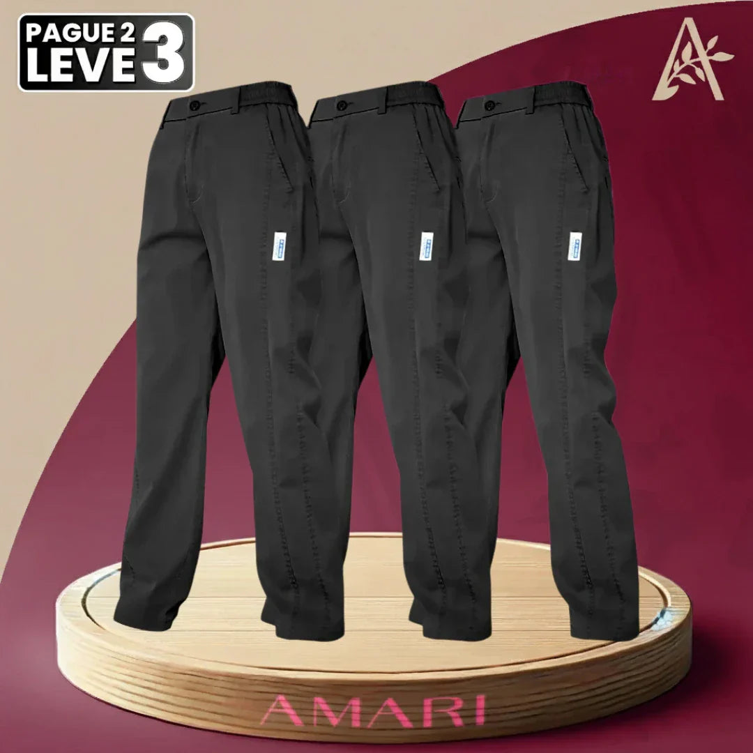 [Pay 2, Get 3] Aurora Women's Ice Silk and Polyester Knit Trousers (Your New Favorite Piece!)