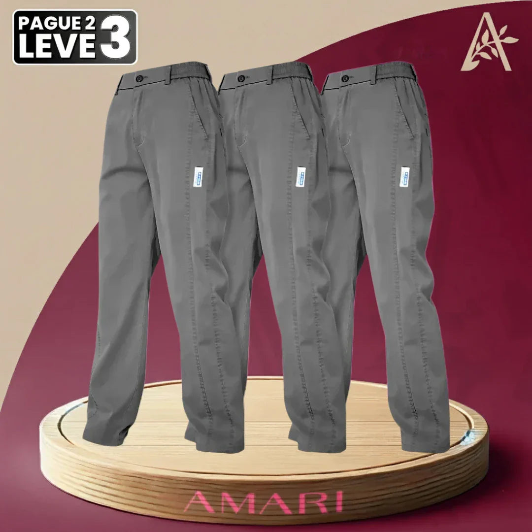 [Pay 2, Get 3] Aurora Women's Ice Silk and Polyester Knit Trousers (Your New Favorite Piece!)