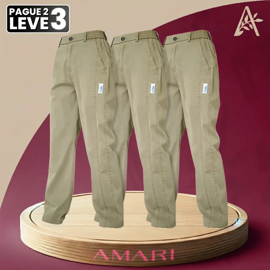 [Pay 2, Get 3] Aurora Women's Ice Silk and Polyester Knit Trousers (Your New Favorite Piece!)