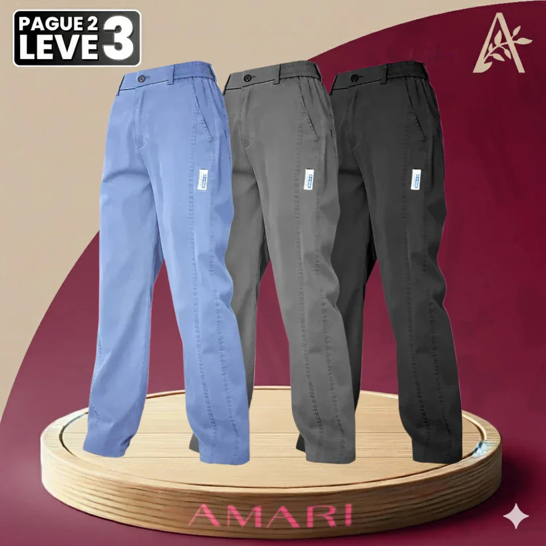 [Pay 2, Get 3] Aurora Women's Ice Silk and Polyester Knit Trousers (Your New Favorite Piece!)