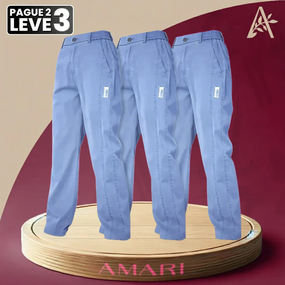 [Pay 2, Get 3] Aurora Women's Ice Silk and Polyester Knit Trousers (Your New Favorite Piece!)