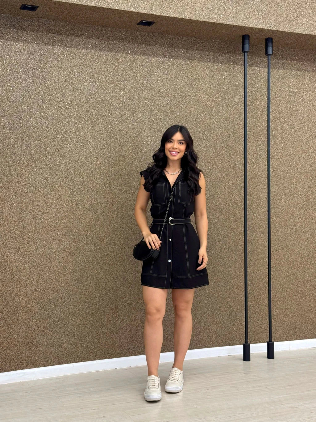 Vestido Sarja Alfaiataria
